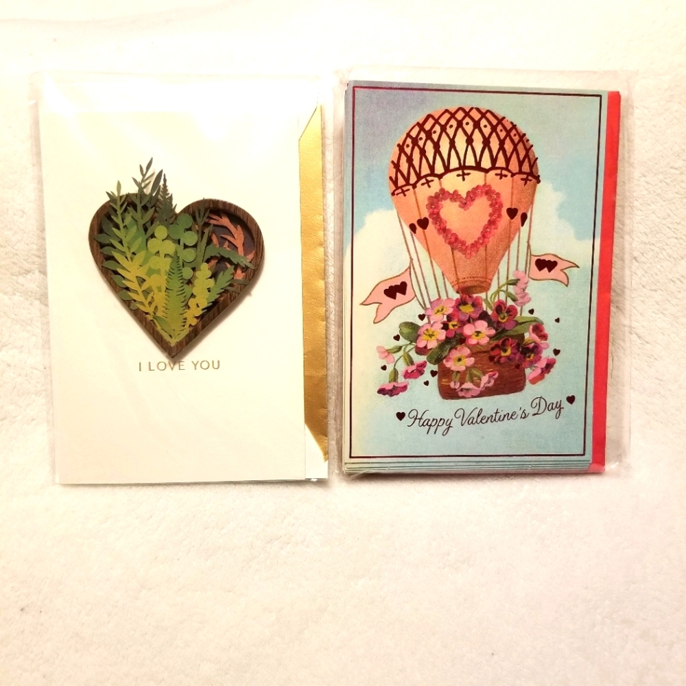 Hallmark Valentine's Day Card Assortment 11 New Valentine's Cards w/ Envelopes